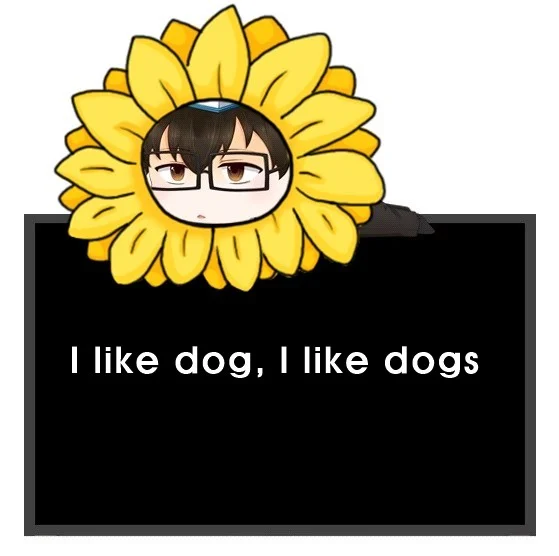 I like dog I like dogs 차이