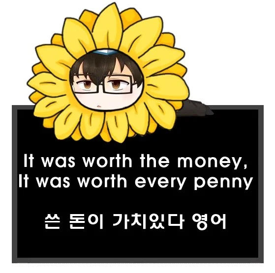 It was worth the money It was worth every penny 차이