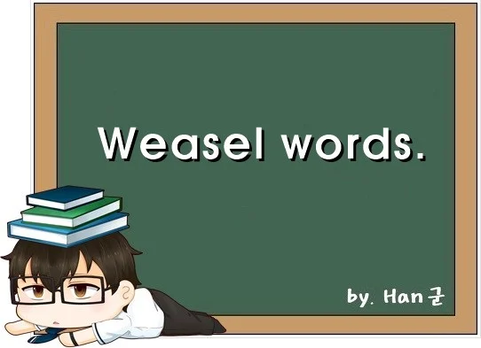 Weasel words
