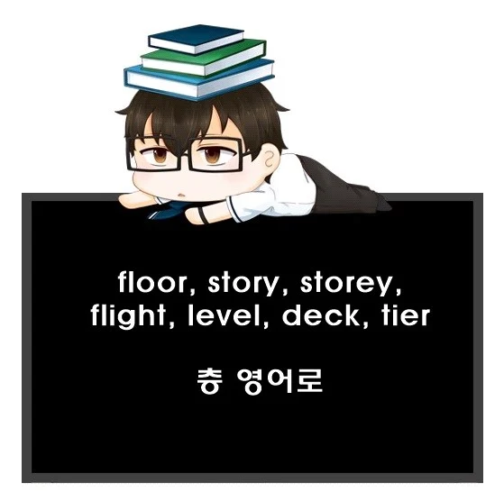 floor story storey flight level deck tier 차이