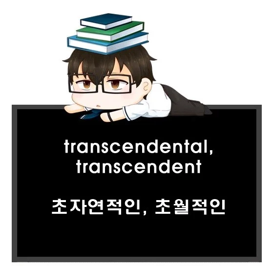 transcendental transcendent 차이
